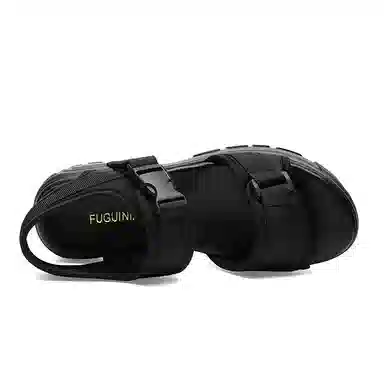 富贵鸟 织物 百搭时尚耐磨简约 沙滩凉鞋 女款