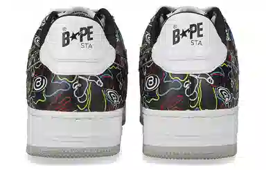 Medicom Toy x A BATHING APE STA BE@R CAMO Black Camo
