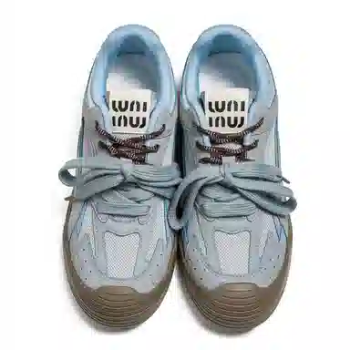 Mengsai Retro Trainer Blue