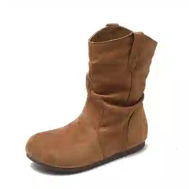 复古简约舒适轻便百搭耐磨防滑瘦瘦勃肯 短靴 女