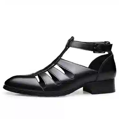 LUOMAIKE Roman Sandals Black