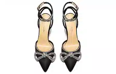 Lily Wei Fabric Heel 10cm