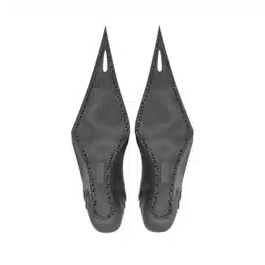 SCRY Black Clog Slides