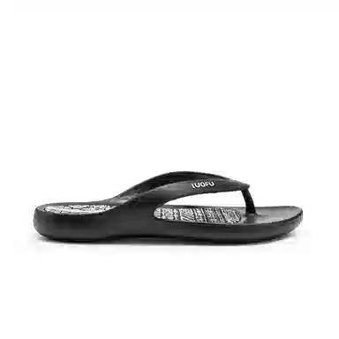 罗敷 舒适时尚百搭潮流外穿夹脚海边度假 防滑人字拖鞋 女