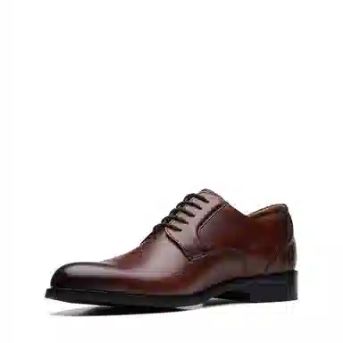 Clarks Brown Business Leather Shoes