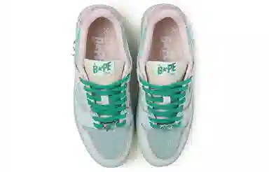 Bapy x A BATHING APE SK8 STA Low Green