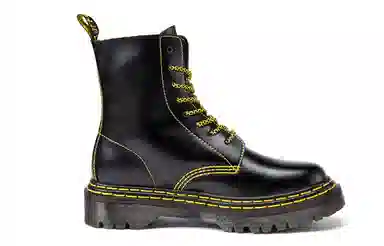 VICKI BROWN Martin Boots Black