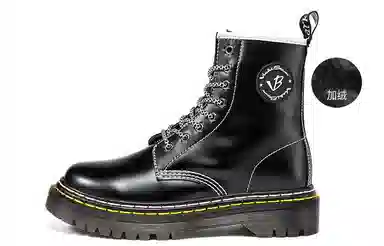 VICKI BROWN Martin Boots Black
