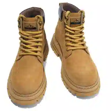 TCELLARS Classic Lace-Up Boots Maple Yellow