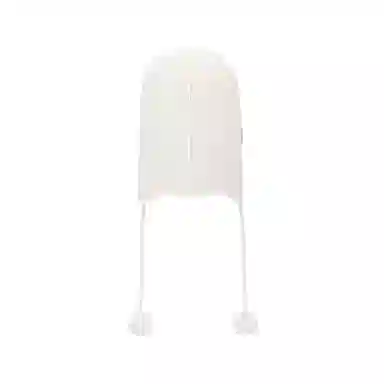 Miu Miu Wool Knit Beanie White