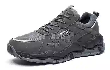 Jeep Low-Top Mesh Sneakers Grey