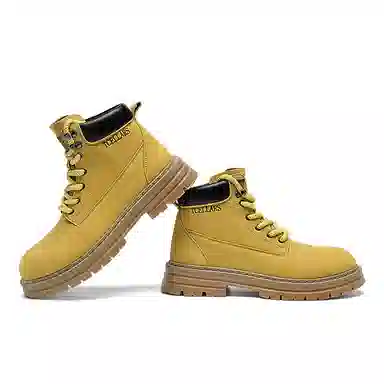 TCELLARS Classic Lace-Up Boots Maple Yellow