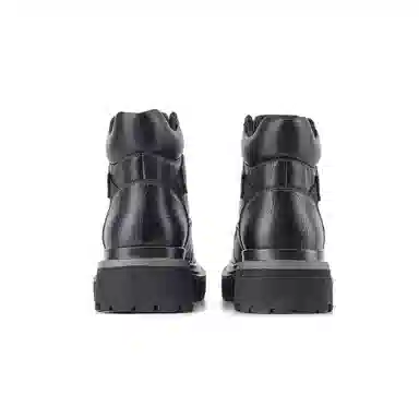 VICKI BROWN Martin Boots Black