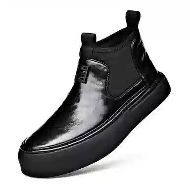 罗蒙 百搭时尚舒适 及踝 切尔西靴 男款 黑色