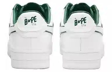 A BATHING APE STA White Green