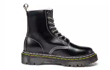 VICKI BROWN Martin Boots Black