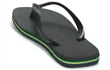 Havaianas Brazil Logo Black Green