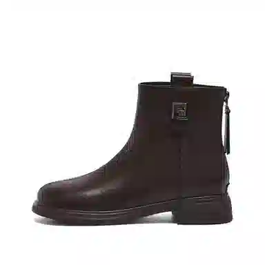 Hotwind PU Round Toe Winter Outdoor Boots Women