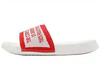 NORVINCY Woven Breathable Slippers Red
