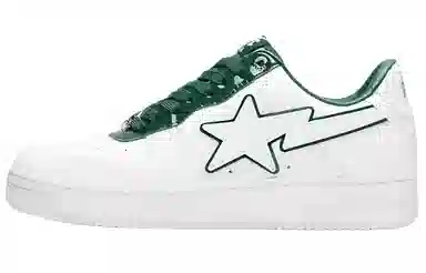 A BATHING APE STA White Green