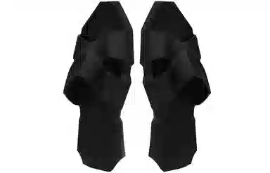 NORVINCY Fashion Platform Slides Black