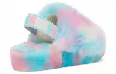 UGG Fluff Yeah Blue Pink