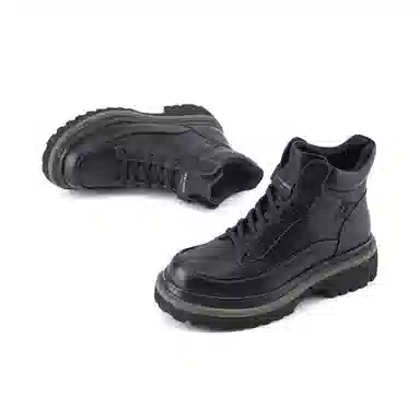 VICKI BROWN Martin Boots Black