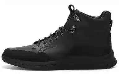 Clarks Retro Lace-Up Outdoor Boots Blue