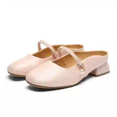 ZHR Elegant Pearl Embroidered Slippers