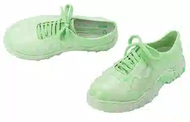 Melissa PVC Strap Flat Green