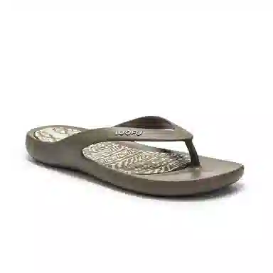 罗敷 舒适时尚百搭潮流外穿夹脚海边度假 防滑人字拖鞋 女