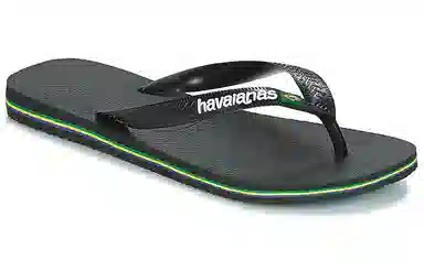 Havaianas Brazil Logo Black Green