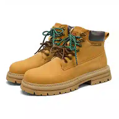 TCELLARS Classic Lace-Up Boots Maple Yellow