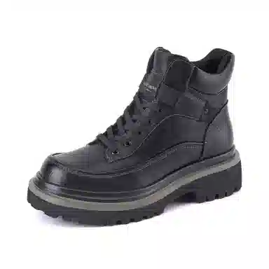 VICKI BROWN Martin Boots Black