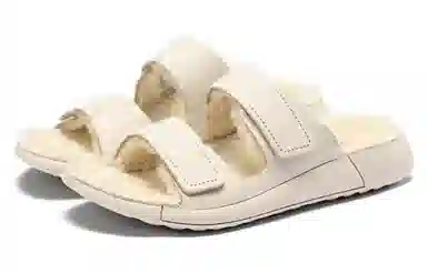 Ecco Slide Sandals 3cm Grey