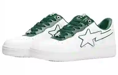 A BATHING APE STA White Green