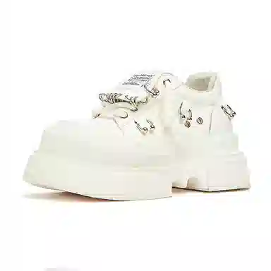 KEDDO Vintage Casual Leather Sneakers Women