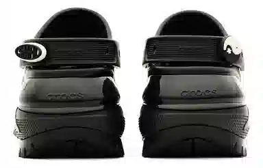 SMFK x Crocs Platform Clogs Black White