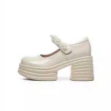 DAPHNE Mary Jane 8cm Thick Heel