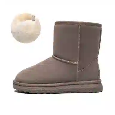 ZHR Suede High Warm Snow Boots Women