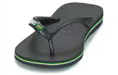Havaianas Brazil Logo Black Green