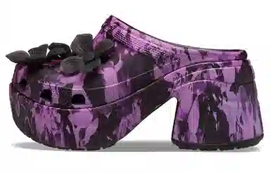 Crocs Mermaid Print Clogs Black