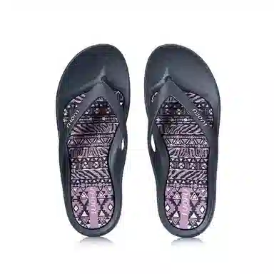 罗敷 舒适时尚百搭潮流外穿夹脚海边度假 防滑人字拖鞋 女