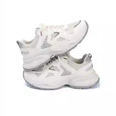 乐乐鱼 厚底百搭休闲运动小众通勤 低帮 老爹鞋 女