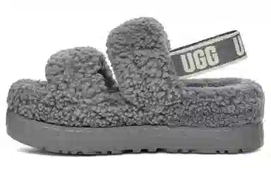 UGG Fluff Slide Light Grey