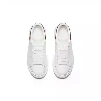 BELLE Low Top Sneakers White Red