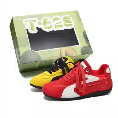 T628 Synthetic Leather Low Casual Sneakers