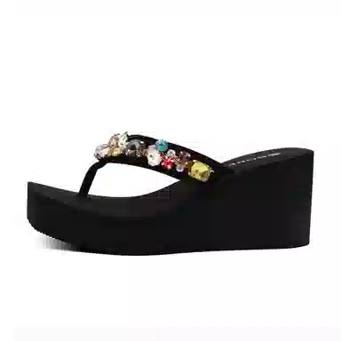 Baoren Flip Flops Black Women