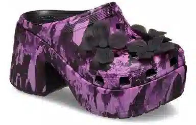 Crocs Mermaid Print Clogs Black