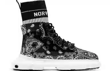NORVINCY High-Top Martin Boots Black